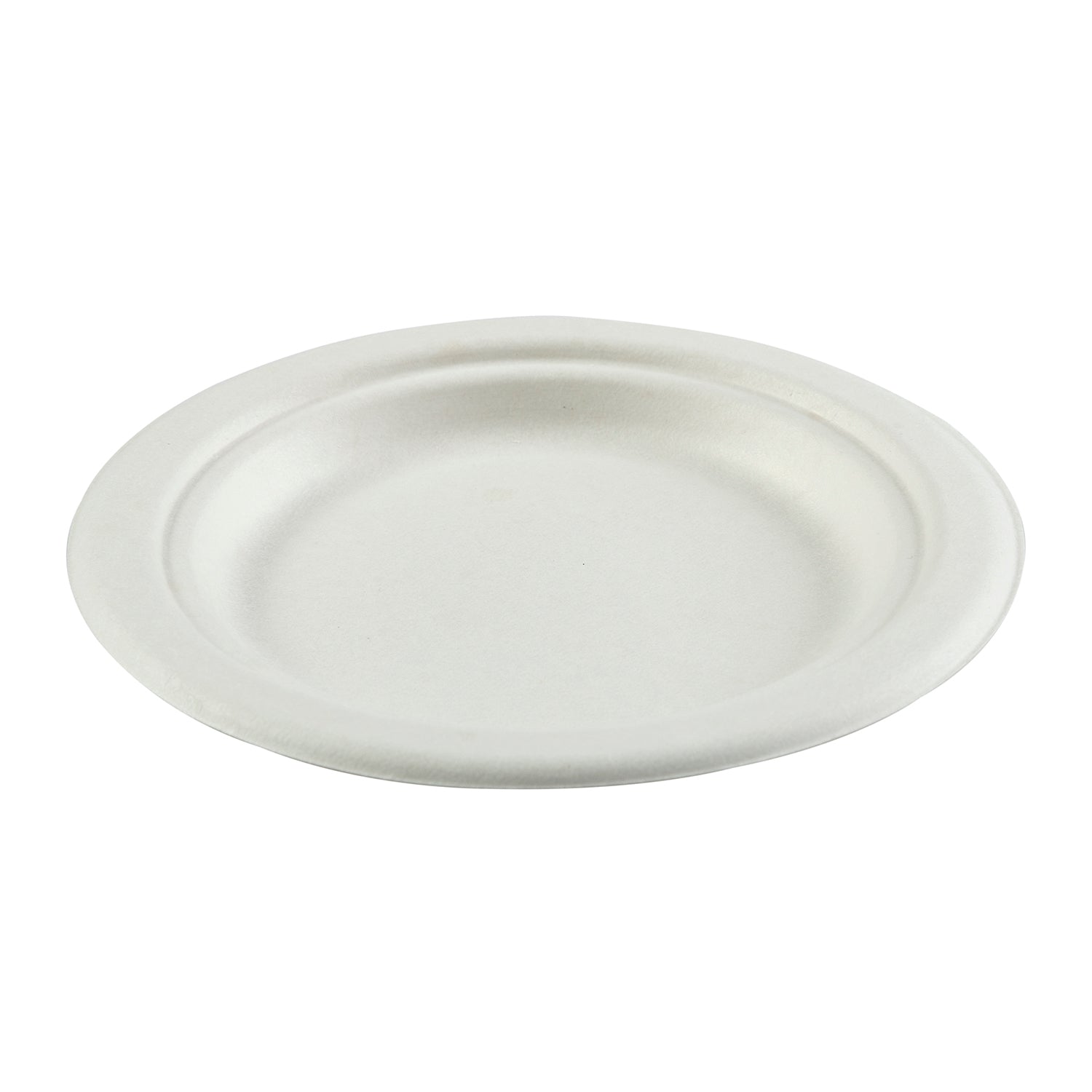 CiboWares.com Take-Out/Dine-In/Disposable Tableware/Disposable Plates 6" Round Heavy Molded Fiber Plates, Case of 1,000