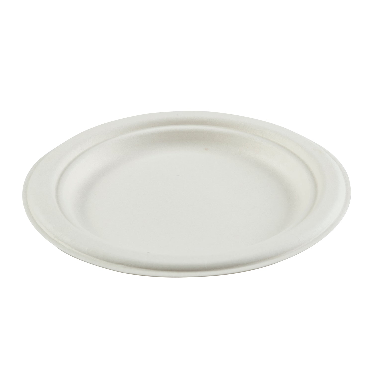 CiboWares.com Take-Out/Dine-In/Disposable Tableware/Disposable Plates 7" Round Heavy Molded Fiber Plates, Case of 1,000