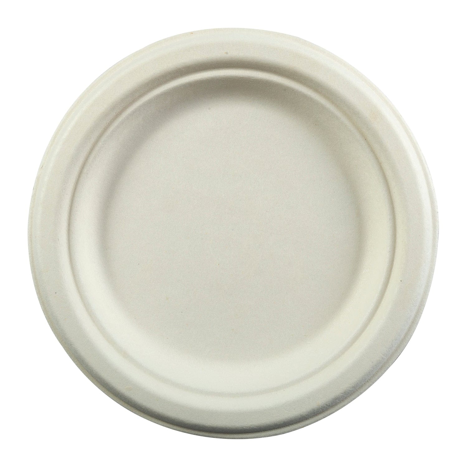 CiboWares.com Take-Out/Dine-In/Disposable Tableware/Disposable Plates 7" Round Heavy Molded Fiber Plates, Case of 1,000