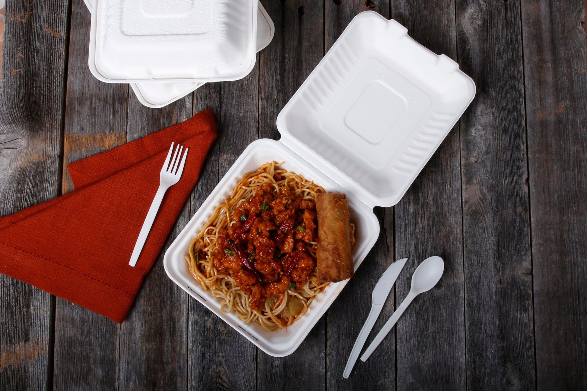 CiboWares.com Take-Out/Dine-In/Cutlery and Utensils/Cutlery 7" Plant Starch Forks, Case of 1,000