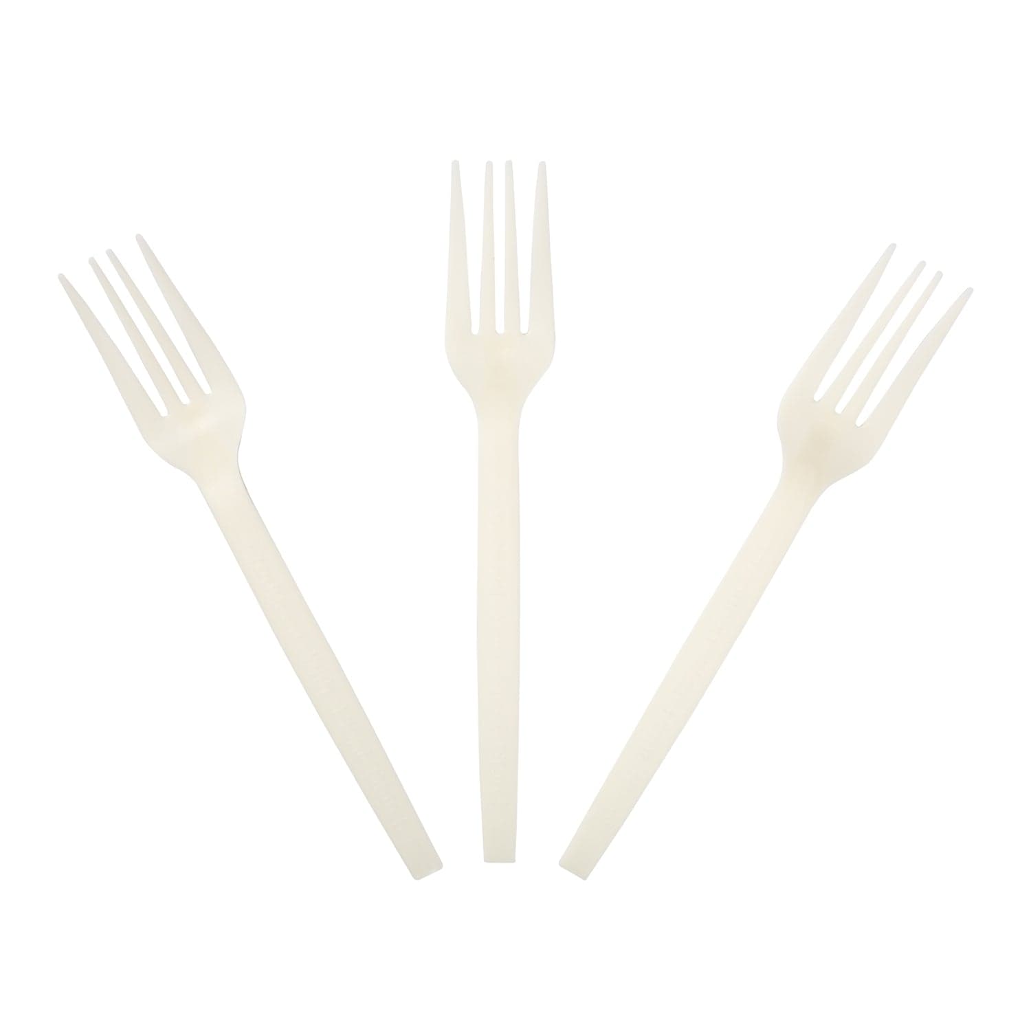 CiboWares.com Take-Out/Dine-In/Cutlery and Utensils/Cutlery 7" Plant Starch Forks, Case of 1,000