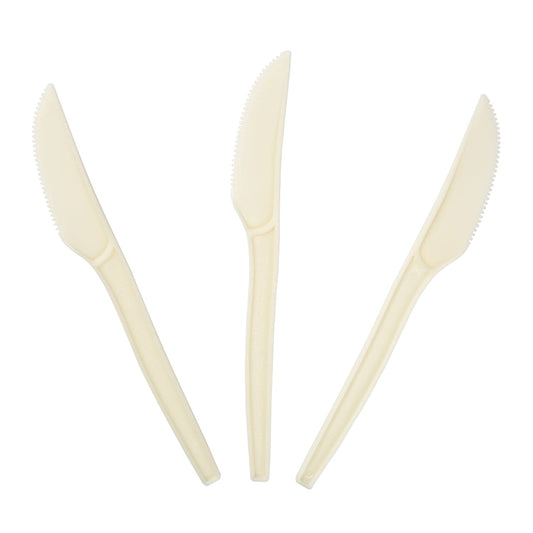 CiboWares.com Take-Out/Dine-In/Cutlery and Utensils/Cutlery 7" Plant Starch Knives, Case of 1,000