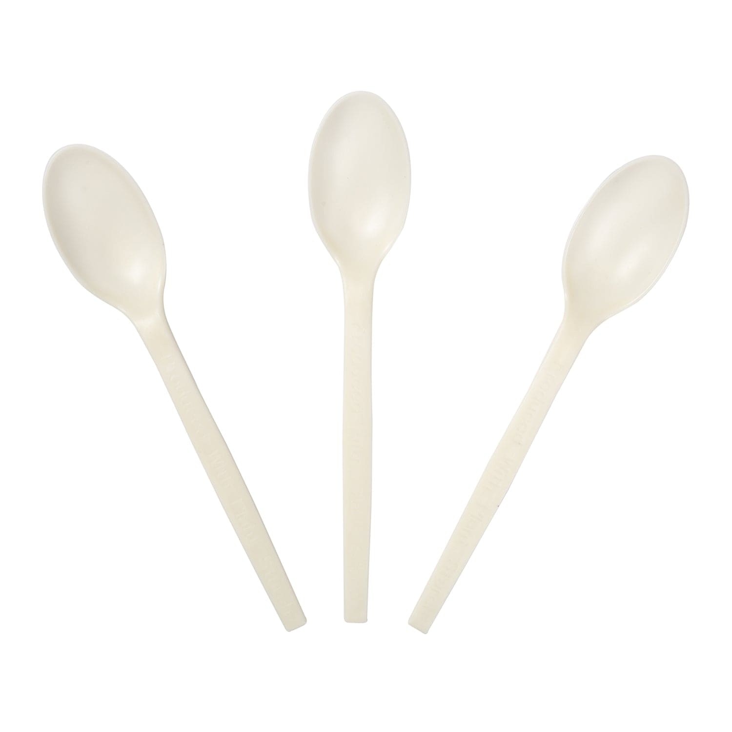 CiboWares.com Take-Out/Dine-In/Cutlery and Utensils/Cutlery 7" Plant Starch Spoons, Case of 1,000