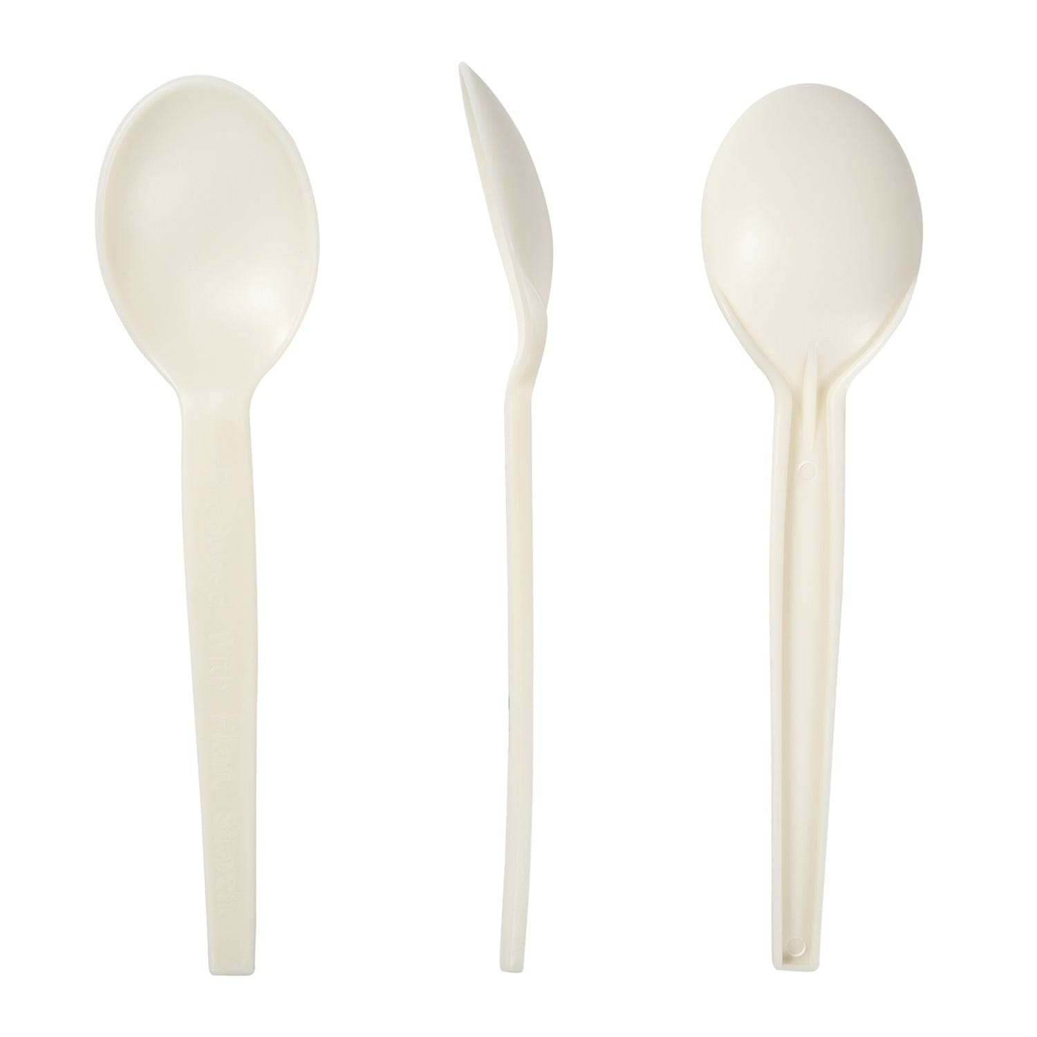 CiboWares.com Take-Out/Dine-In/Cutlery and Utensils/Cutlery 7" Plant Starch Soup Spoons, Case of 1,000