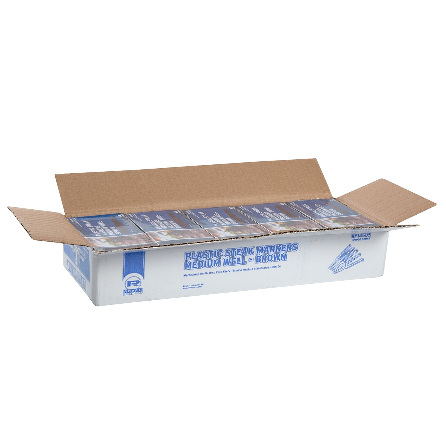 CiboWares.com Take-Out/Dine-In/Picks and Skewers/Steak Markers 5,000 Medium Well Steak Markers-Brown, Case of 5,000