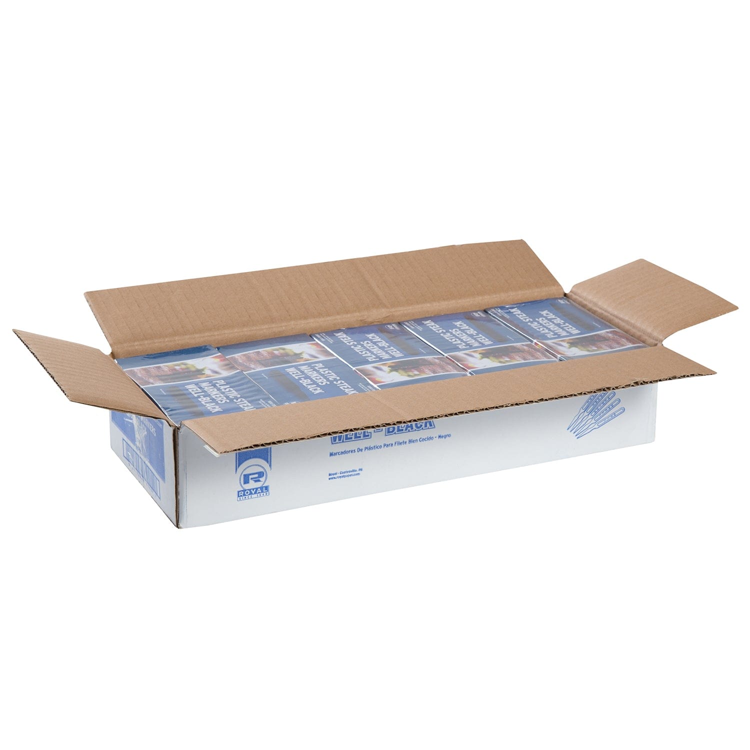 CiboWares.com Take-Out/Dine-In/Picks and Skewers/Steak Markers 5,000 Well Steak Markers-Black, Case of 5,000