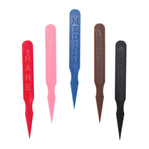 CiboWares.com Take-Out/Dine-In/Picks and Skewers/Steak Markers 5,000 Rare Steak Markers-Red, Case of 5,000
