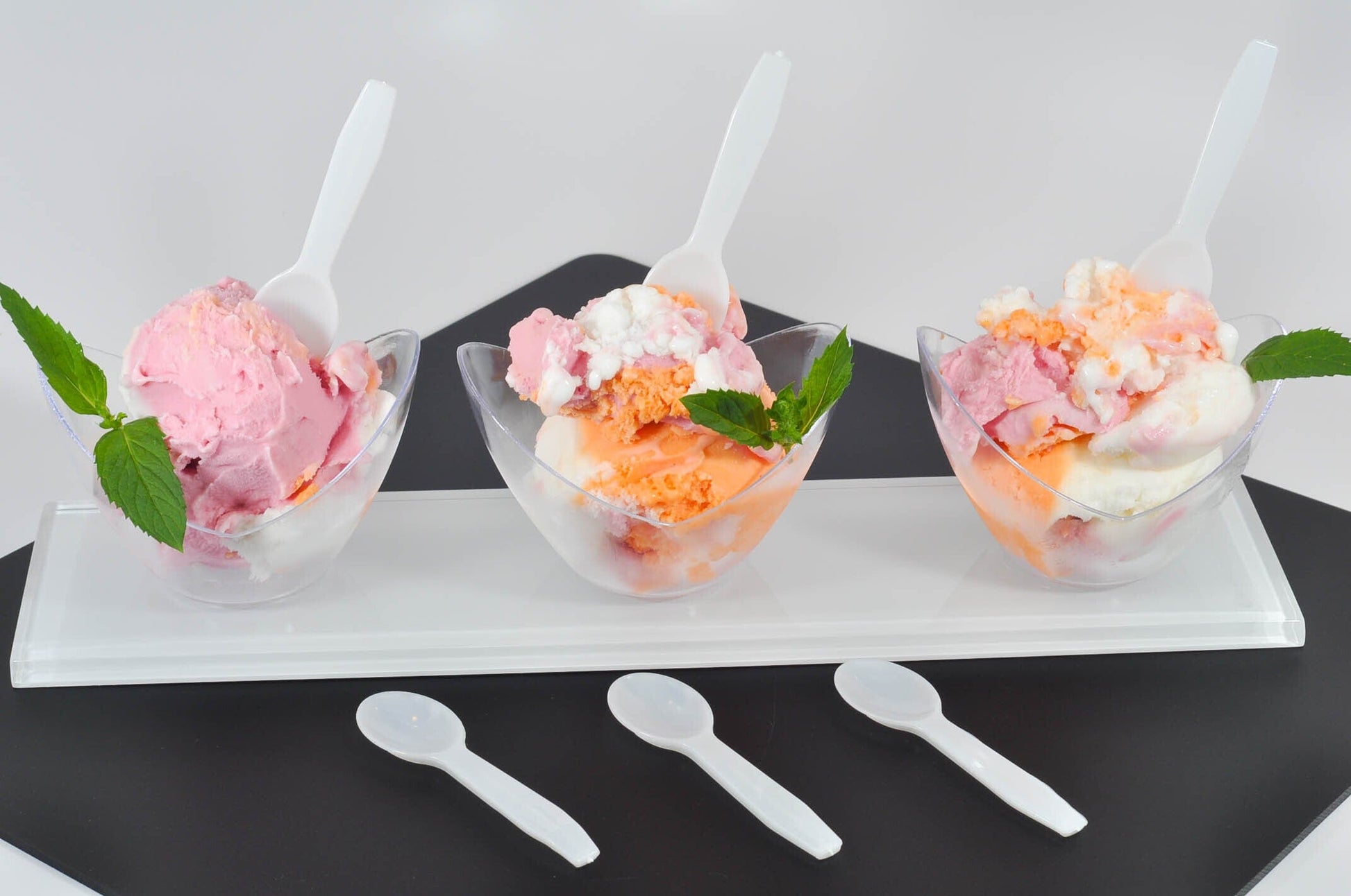 CiboWares.com Take-Out/Dine-In/Disposable Cutlery And Utensils/Disposable Cutlery/Disposable Spoons White Plastic Taster Spoon, 100 to 3,000