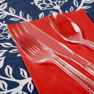 AmerCareRoyal Take-Out/Dine-In/Disposable Cutlery And Utensils/Disposable Cutlery/Disposable Forks Heavy Clear Polystyrene Forks, Case of 1,000