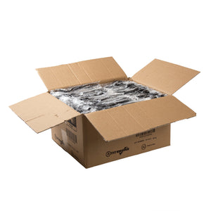 AmerCareRoyal Take-Out/Dine-In/Disposable Cutlery And Utensils/Disposable Cutlery/Disposable Forks Heavy Black Polystyrene Individually Wrapped Forks, Case of 1,000