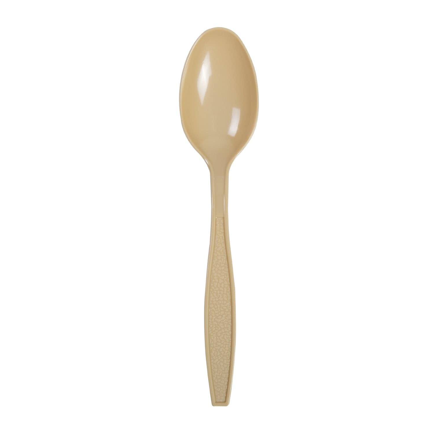 AmerCareRoyal Take-Out/Dine-In/Disposable Cutlery And Utensils/Disposable Cutlery/Disposable Spoons Heavy Champagne Polystyrene Teaspoons, Case of 1,000