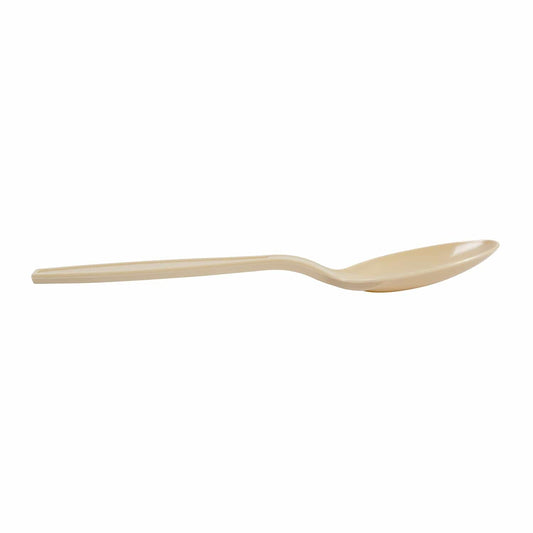 AmerCareRoyal Take-Out/Dine-In/Disposable Cutlery And Utensils/Disposable Cutlery/Disposable Spoons Heavy Champagne Polystyrene Teaspoons, Case of 1,000