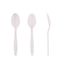 AmerCareRoyal Take-Out/Dine-In/Disposable Cutlery And Utensils/Disposable Cutlery/Disposable Spoons Heavy White Polystyrene Teaspoons, Case of 1,000