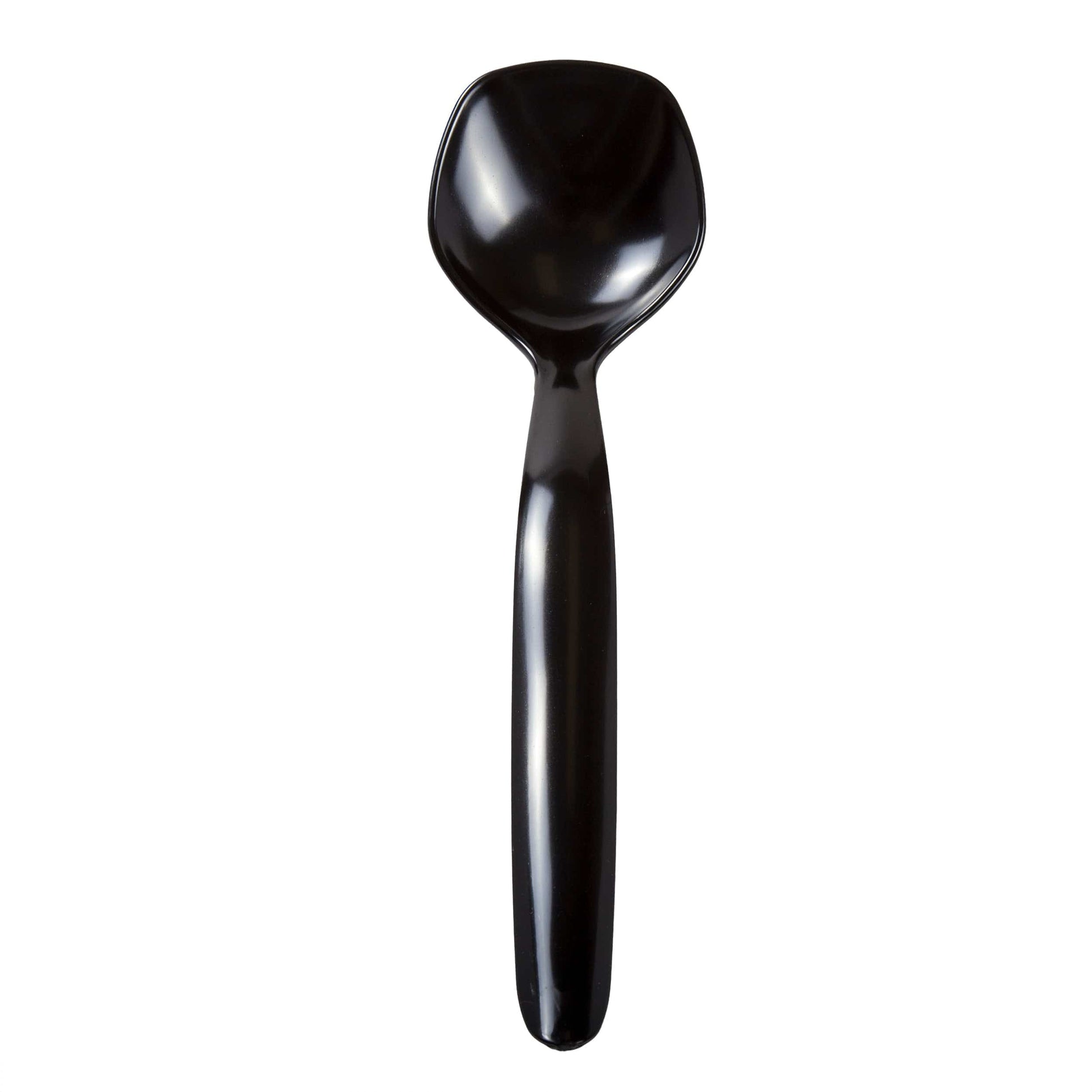 AmerCareRoyal Take-Out/Dine-In/Disposable Cutlery And Utensils/Disposable Utensils Black Polystyrene Individually Wrapped Serving Spoons, Case of 144