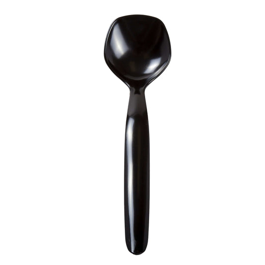 AmerCareRoyal Take-Out/Dine-In/Disposable Cutlery And Utensils/Disposable Utensils Black Polystyrene Individually Wrapped Serving Spoons, Case of 144