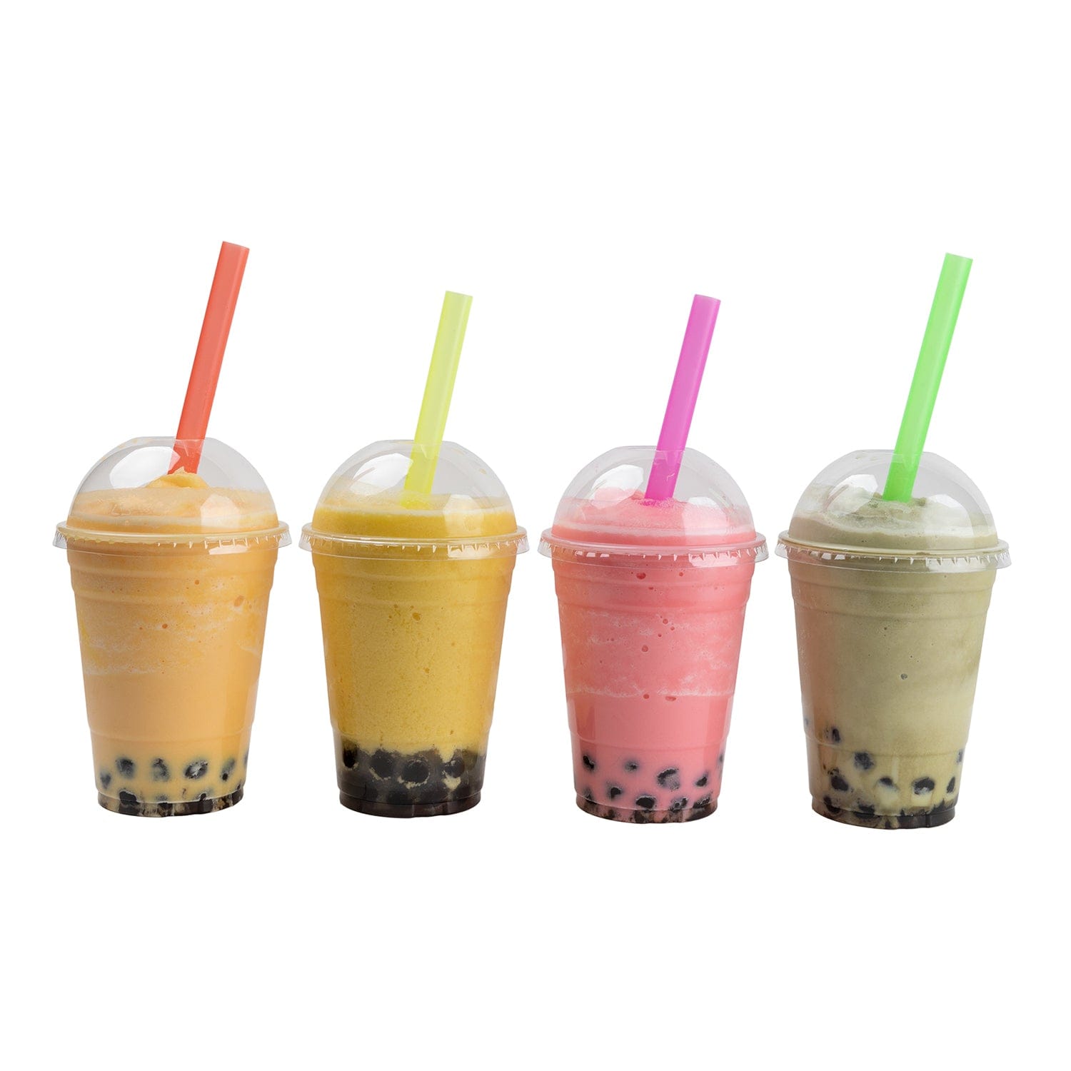 AmerCareRoyal Take-Out/Dine-In/Disposable Beverage Supplies/Straws 8.5" Colossal Unwrapped Neon Straws, Case of 2,000