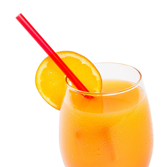 AmerCareRoyal Take-Out/Dine-In/Disposable Beverage Supplies/Straws 7.75" Giant Red Paper Wrapped Straws, Case of 7,200