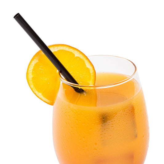 AmerCareRoyal Take-Out/Dine-In/Disposable Beverage Supplies/Straws 7.75" Giant Paper Wrapped Black Straws, Case of 7,200