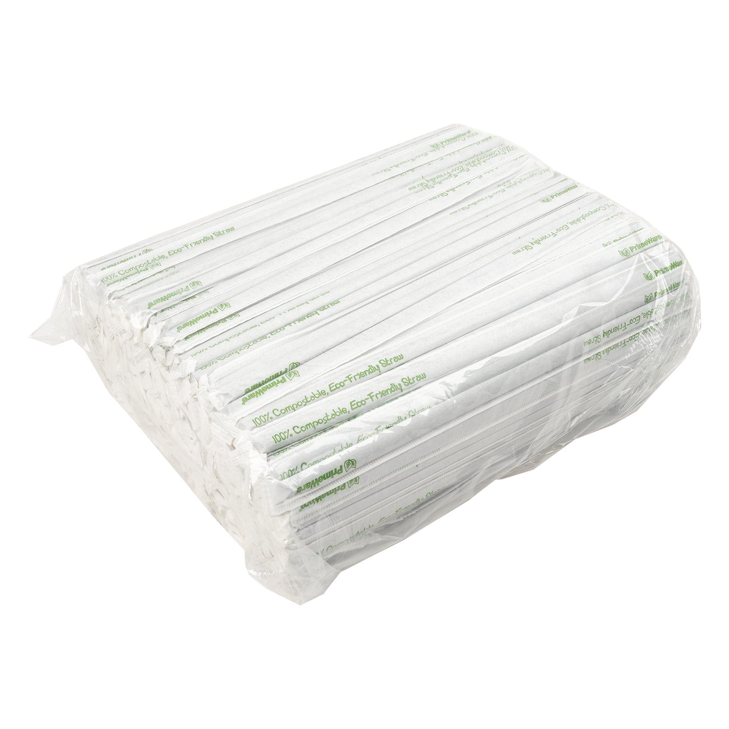 CiboWares.com Take-Out/Dine-In/Disposable Beverage Supplies/Straws 10.25" Giant Black Paper Wrapped PLA Straws, 12/300