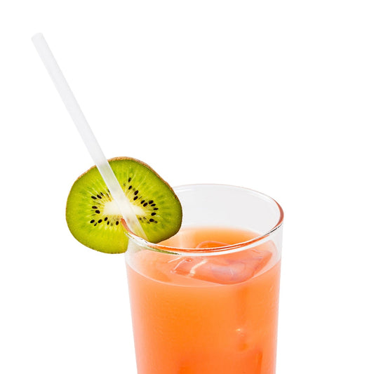 AmerCareRoyal Take-Out/Dine-In/Disposable Beverage Supplies/Straws 9" Jumbo Clear Paper Wrapped Straws, Case of 2,000
