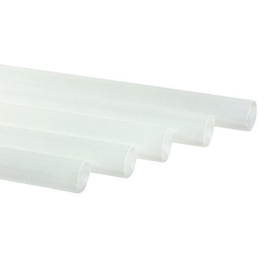 CiboWares.com Take-Out/Dine-In/Disposable Beverage Supplies/Straws 7.75" Clear Paper Wrapped Jumbo PLA Straws, Case of 6,000