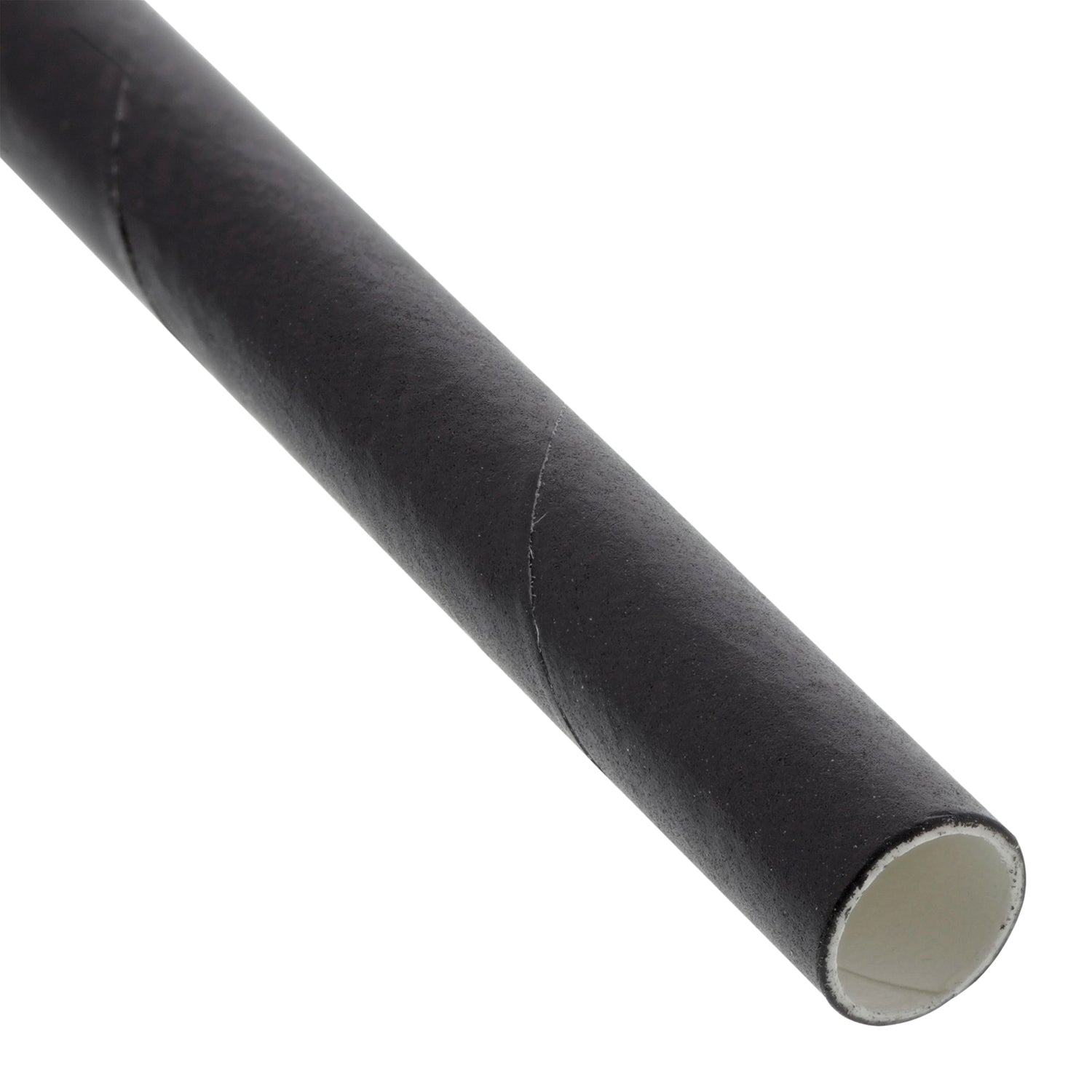 CiboWares.com Take-Out/Dine-In/Disposable Beverage Supplies/Straws Case of 4,000 5.75" Black Unwrapped Cocktail Paper Straws, Case of 4,000