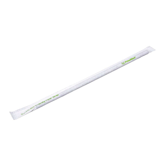 CiboWares.com Take-Out/Dine-In/Disposable Beverage Supplies/Straws Case of 6,000 7.75" Black Wrapped Jumbo Paper Straws, Case of 6,000