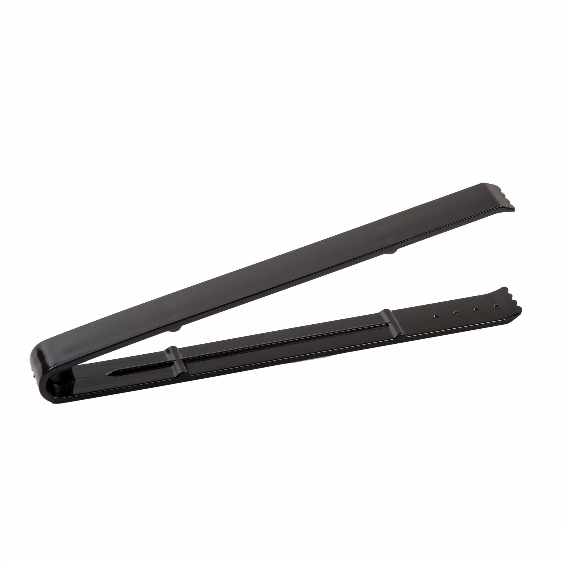 AmerCareRoyal Take-Out/Dine-In/Disposable Cutlery And Utensils/Disposable Utensils 9" Polystyrene Black Individually Wrapped Tongs, Case of 48