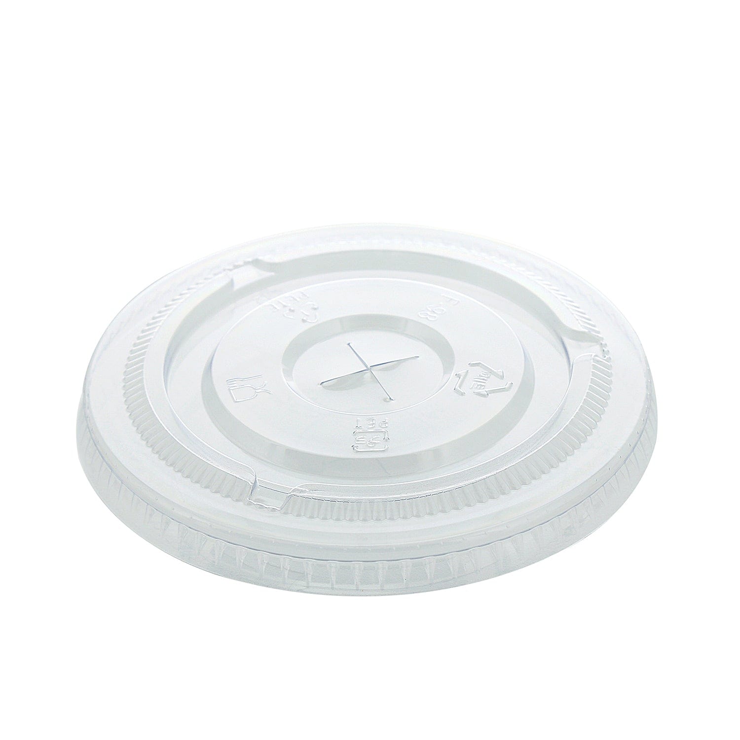 AmerCareRoyal Take-Out/Dine-In/Disposable Beverage Supplies/Disposable Cups And Lids/Disposable Lids 14-24 oz. Clear PET Lids with Straw Slots, Case of 1,000