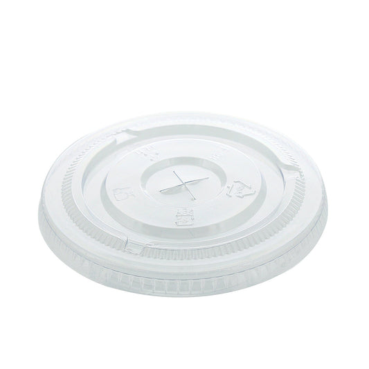 AmerCareRoyal Take-Out/Dine-In/Disposable Beverage Supplies/Disposable Cups And Lids/Disposable Lids 14-24 oz. Clear PET Lids with Straw Slots, Case of 1,000