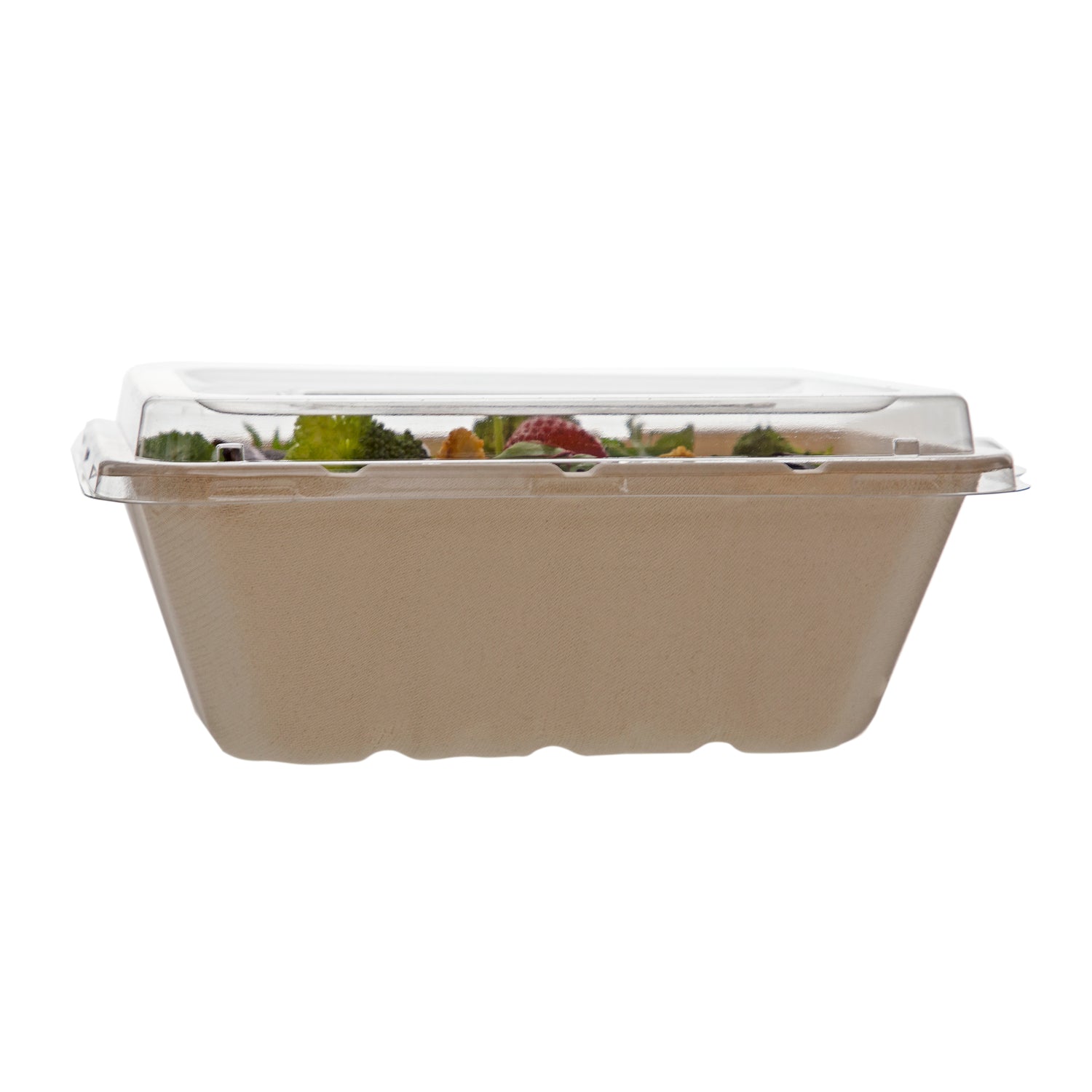 CiboWares.com Take-Out/Dine-In/Take Out Packaging/Take Out Food Boxes 7" x 9" PET Lid for Tan Tubs, Case of 200