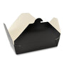 CiboWares.com Take-Out/Dine-In/Take Out Containers/Take-Out Food Boxes #2 Black 7-3/4