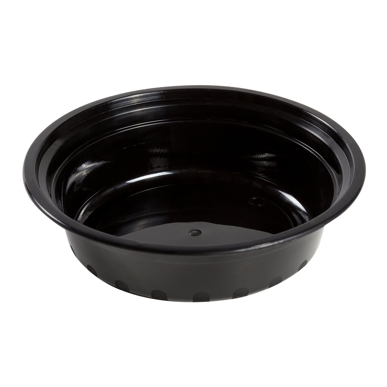 AmerCareRoyal Take-Out/Dine-In/Take Out Containers/Microwavable Containers 16 oz. Round Black Containers and Lids, Case of 150