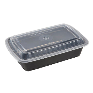 Medium 3 Section Molded Fiber Deep Hinged Lid Containers PLA Lined –  PrimeWare by AmerCareRoyal