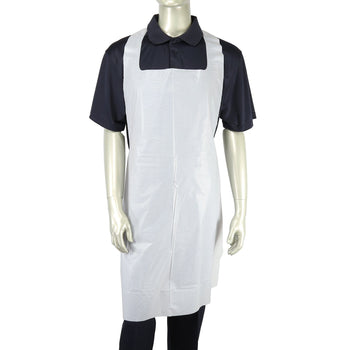 CiboWares.com Janitorial, Safety & Industrial/Protective Wear/Aprons 28" x 46" White 1.77 Mil Poly Aprons, Case of 500