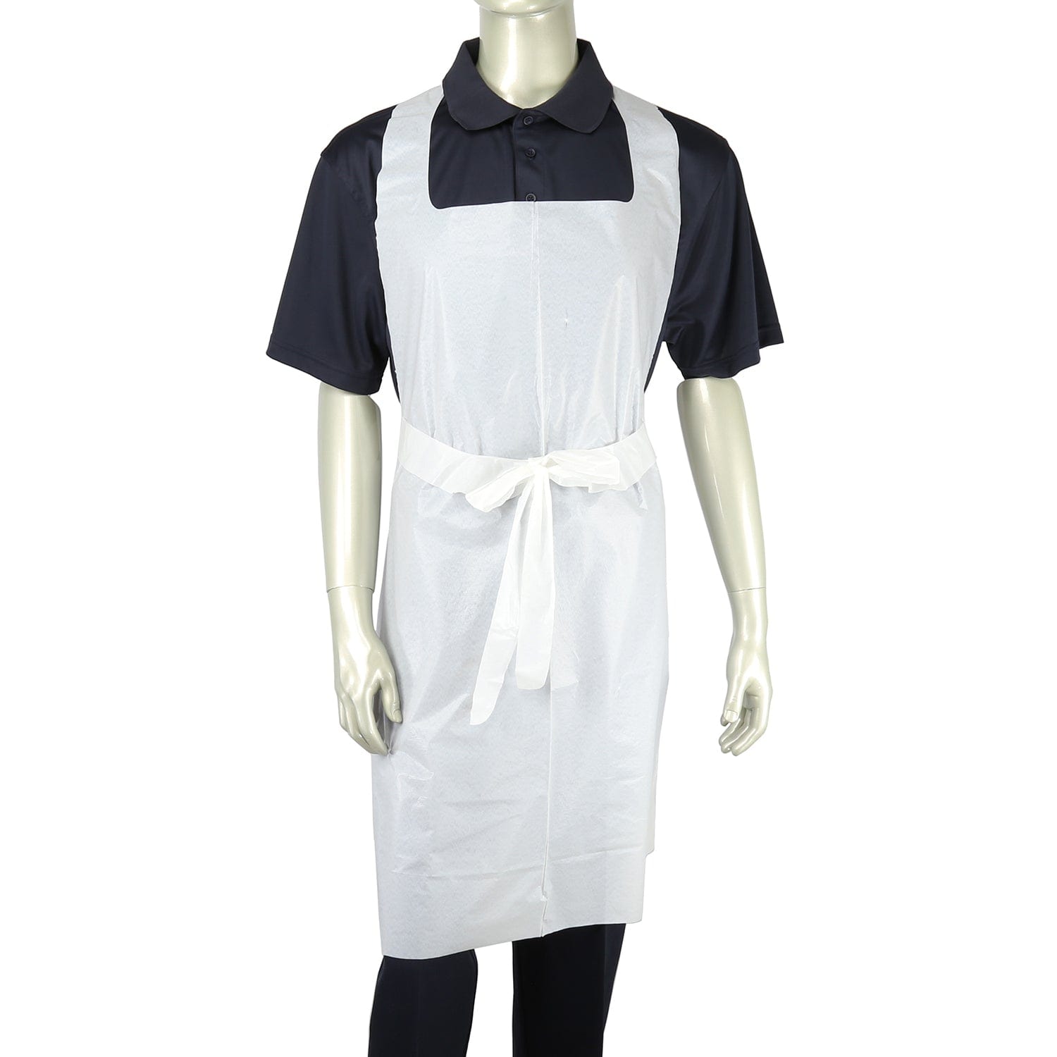 CiboWares.com Janitorial, Safety & Industrial/Protective Wear/Aprons 28" x 46" White 1.77 Mil Poly Aprons, Case of 500