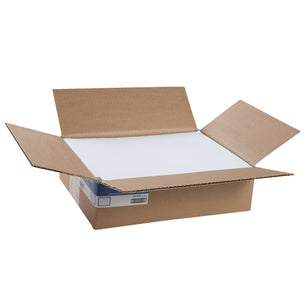 CiboWares.com Take-Out/Dine-In/Tabletop/Paper Placemats/Printed Designs White Linen Placemats with Embossed Straight Edges, Pack of 1,000