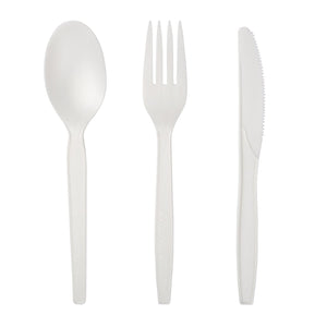 CiboWares.com Take-Out/Dine-In/Cutlery and Utensils/Cutlery Wrapped CPLA Cutlery Kits-Fork-Knife-Spoon, Case of 250