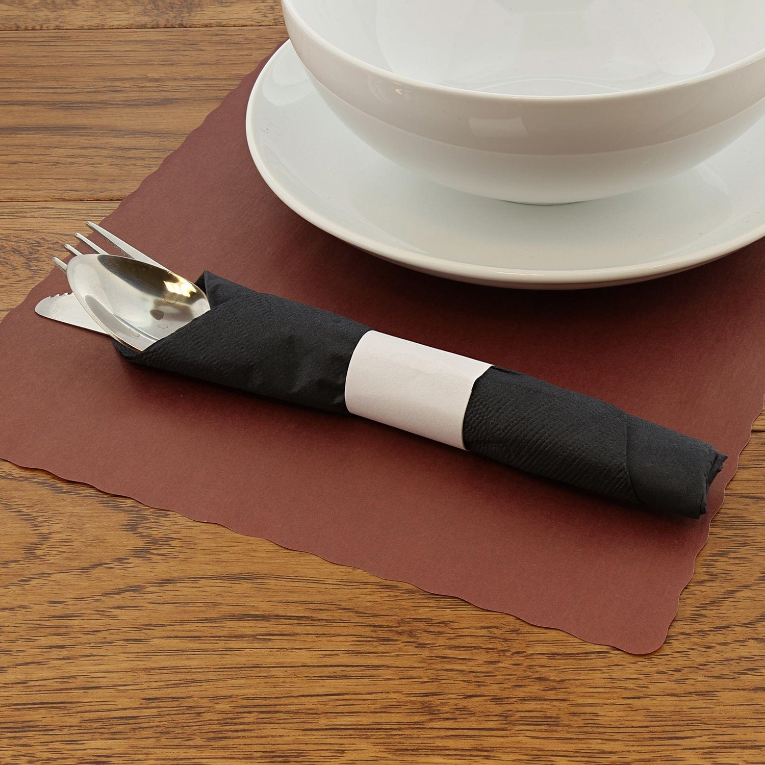CiboWares Take-Out/Dine-In/Napkins and Accessories/Napkin Bands White Paper Napkin Bands, Case of 20,000