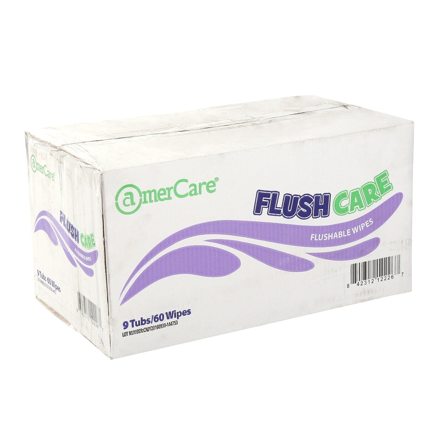 AmerCareRoyal Janitorial, Safety & Industrial/Towels and Wipes/Moist Towelettes 9" x 11" Spunlace Flushable Wipes, Case of 540