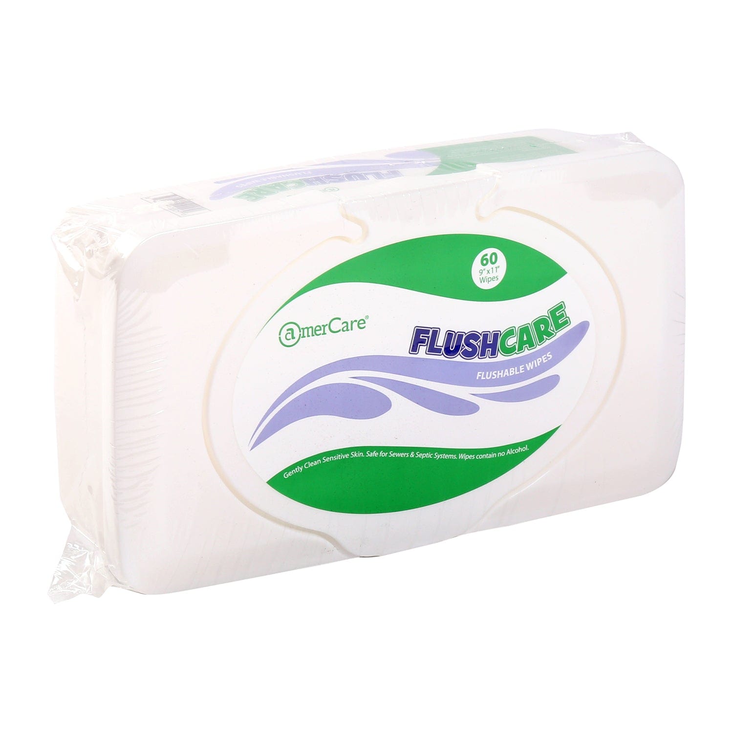 AmerCareRoyal Janitorial, Safety & Industrial/Towels and Wipes/Moist Towelettes 9" x 11" Spunlace Flushable Wipes, Case of 540