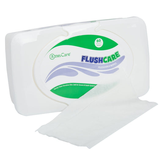 AmerCareRoyal Janitorial, Safety & Industrial/Towels and Wipes/Moist Towelettes 9" x 11" Spunlace Flushable Wipes, Case of 540
