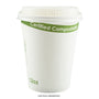 CiboWares.com Take-Out/Dine-In/Disposable Beverage Supplies 12 oz. White Compostable Cup PLA Lined, Case of 1,000