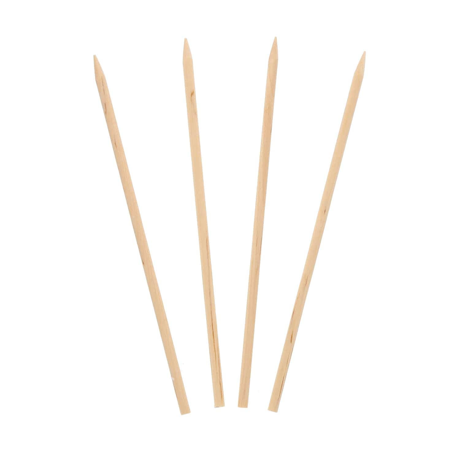 CiboWares.com Take-Out/Dine-In/Picks and Skewers/Skewers Case of 10,000 5.5" x 1/8" Thick Wood Skewers, 1,000 to 10,000