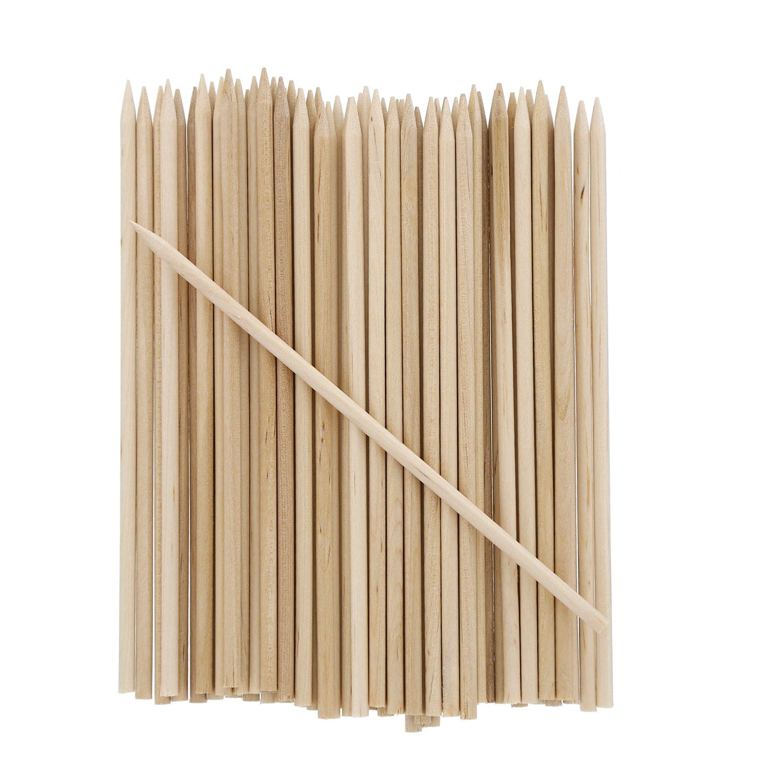 CiboWares.com Take-Out/Dine-In/Picks and Skewers/Skewers Case of 10,000 5.5" x 1/8" Thick Wood Skewers, 1,000 to 10,000